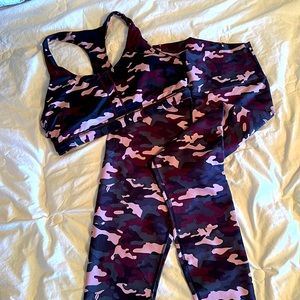 Fabletics PowerHold Leggings and Sports Bra